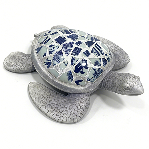 Ceramic Turtle Mosaic Art