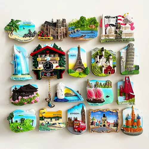 Travel Souvenir Magnets